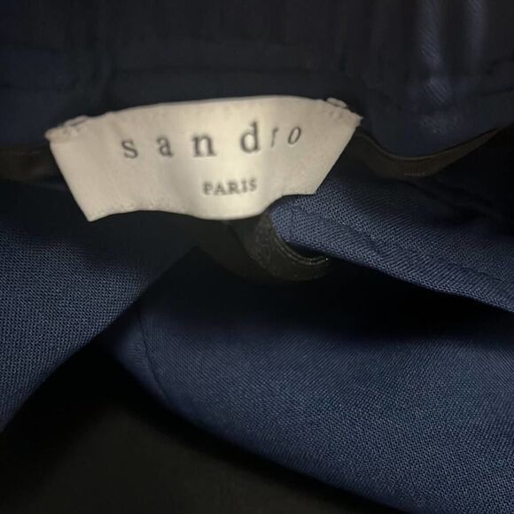 SANDRO PARIS ALPHA DRAWSTRING NWOT‎ PANTS SIZE 44 - Picture 5 of 9